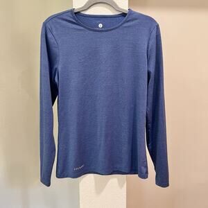 SOLBARI Women’s Long Sleeve (S) Sun Shirt Thumbholes Blue UPF 50+ Lightweight